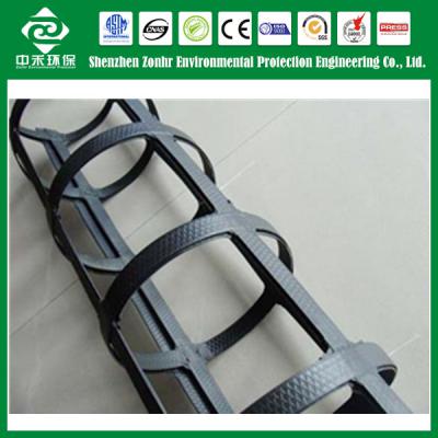 High strength metal plastic biaxial geogrid for slope protection ()
